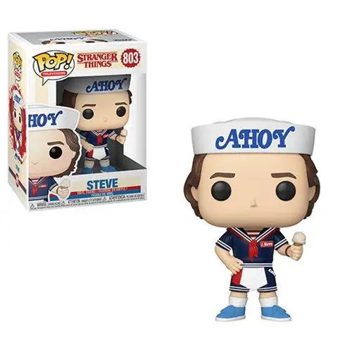 Stranger Things Steve with Hat and Ice Cream Funko Figure Sailor Boy Pop Vinyl Figure