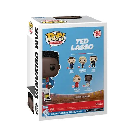 Sam Obisanya Funko Pop Figure #1355 - Ted Lasso Collectible Walking Dead Gold Edition