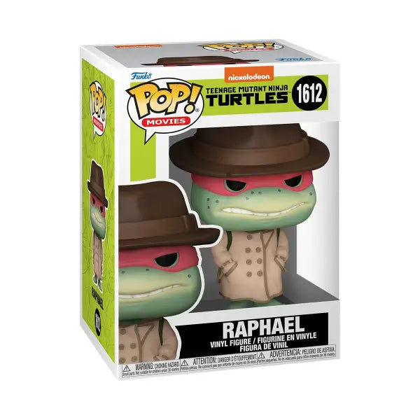 Funko Pop Vinyl Figure of Raphael in Detective Outfit from Teenage Mutant Ninja Turtles