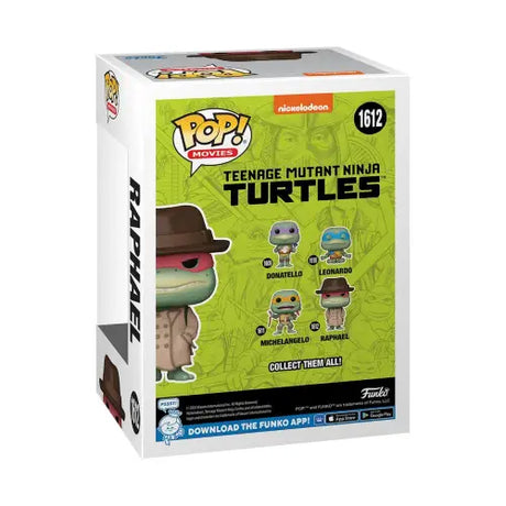 Teenage Mutant Ninja Turtles Raphael Funko Pop! Vinyl Figure in coat and hat