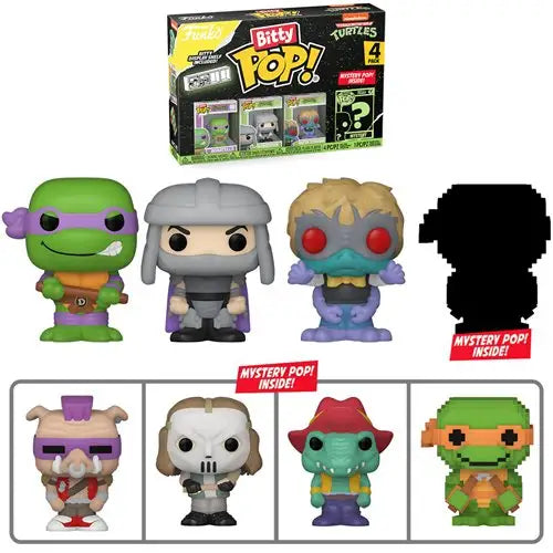 Teenage Mutant Ninja Donatello Bitty Pop Mini-Figure 4-Pack