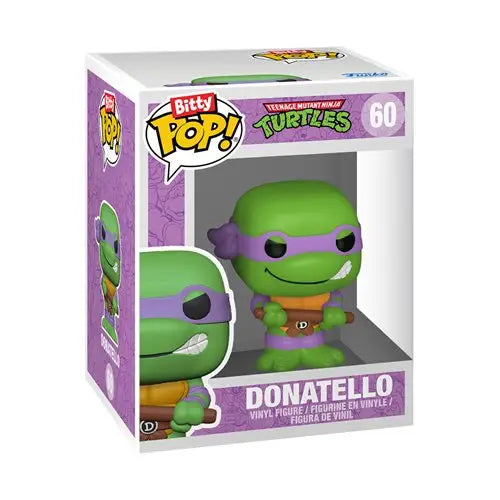 Mini Donatello Bitty Pop vinyl figure 4-pack featuring the Teenage Mutant Ninja Turtles