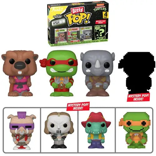 Teenage Mutant Ninja Turtles Bitty Pop! vinyl figure set of 6