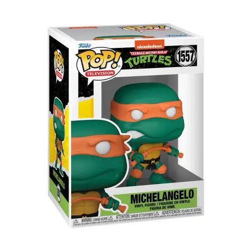 Teenage Mutant Ninja Turtles Michelangelo Funko Pop vinyl figure with nunchucks in orange mask