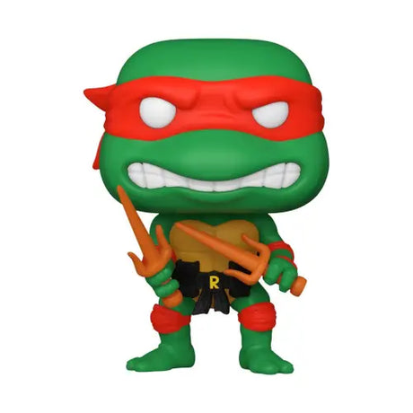 Funko Pop Teenage Mutant Ninja Turtles Raphael figure with nunchucks and red mask