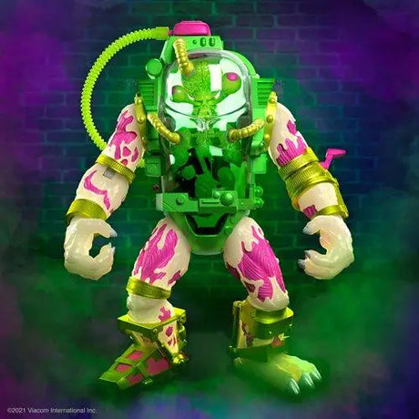 Ultimates Mutagen Man 7-Inch Action Figure in green and pink costume.