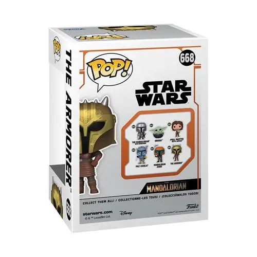 The Armorer Star Wars Funko Pop Vinyl Figure #668 featuring Mandalore & Mandaldore characters