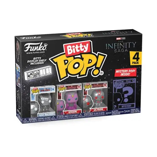 Iron Man Bitty Pop Mini-Figure 4-Pack with Funky Designs