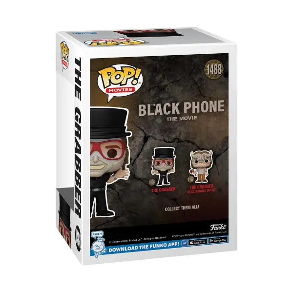 Black Phone Grabber Funko Pop vinyl figure box for The Black Phone movie character