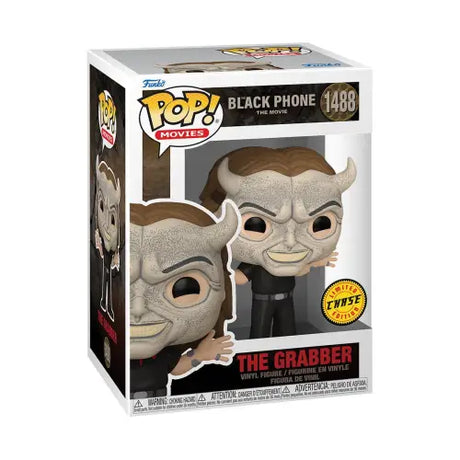 Black Phone Grabber Funko Pop vinyl figure showcasing masked villain with horns