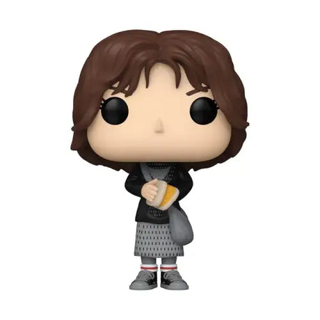 Funko Pop vinyl figure of Breakfast Club Allison in black top and patterned skirt