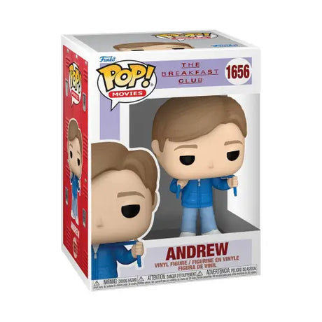 Funko Pop Breakfast Club Andrew figure in blue denim jacket and jeans