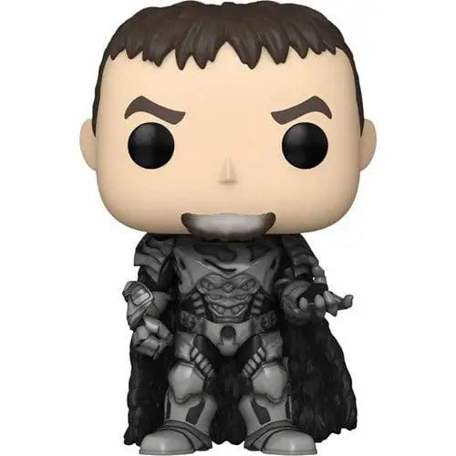 Batman the Dark Knight Pop Vinyl Figure displayed in The Flash General Zod Collectible Vinyl Figure.