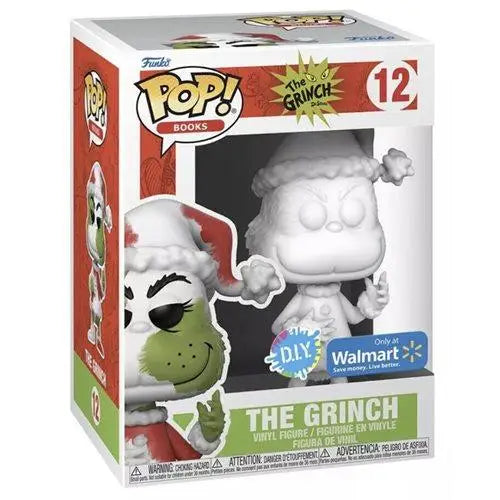 Grinch DIY White Vinyl Figure - Exclusive Funko Pop Vinyl Figure ’The Grin