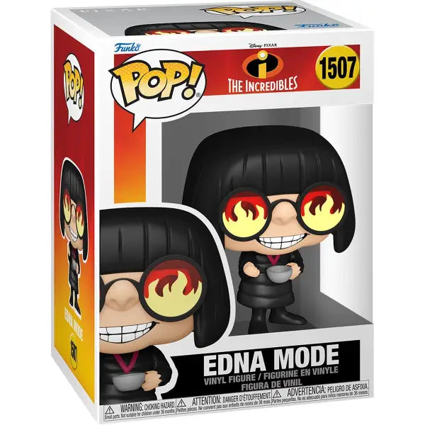 Edna Mode Funko Pop vinyl figure for The Incredibles 20th Anniversary collectible