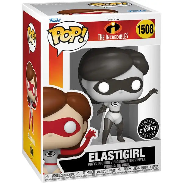 Elastigirl Funko Pop vinyl figure for Incredibles 20th Anniversary black and white chase variant