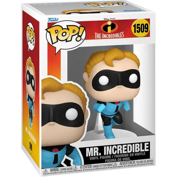 Mr. Incredible Funko Pop vinyl figure in display box for Incredibles 20th Anniversary