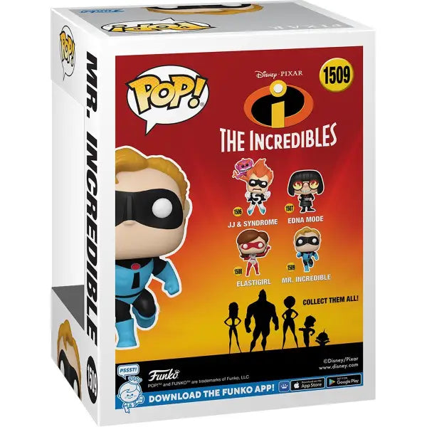 Mr. Incredible Funko Pop vinyl figure box for Incredibles 20th Anniversary celebration