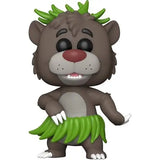 Stylized cartoon bear in hula skirt from Jungle Book Baloo Funko Pop Vinyl Figure 1474