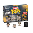 Funko Bitty Pop 4-pack featuring Frodo, Gandalf, Gollum, and a mystery figure