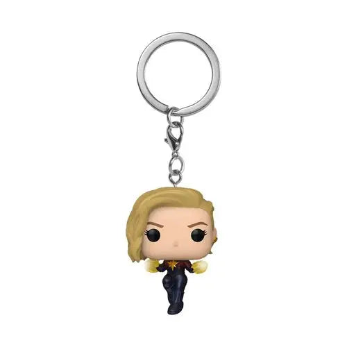 Captain Marvel Pocket Pop Key Chain with Avengers movie key chain person