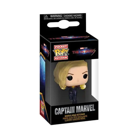 Captain Marvel keychain Pocket Pop by Funko Pop Marvel.