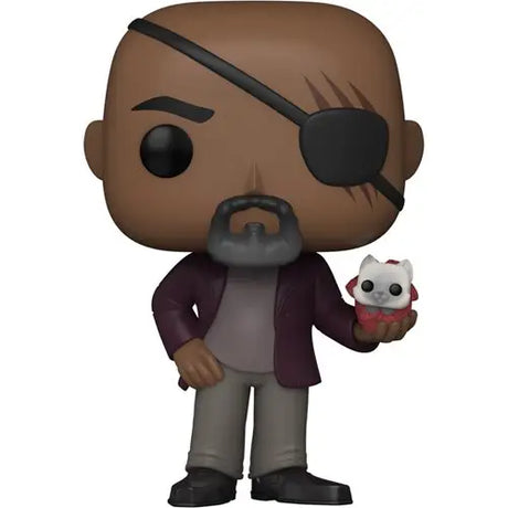 Nick Fury and Flerkitten Funko Pop Figure