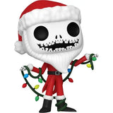 Santa Jack Funko Pop Vinyl - 30th Anniversary Edition with Christmas lights.