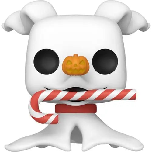 Zero Funko Pop! Ghosty Vinyl Figure: Funko Pop 30th Anniversary Candy Cane Displayed