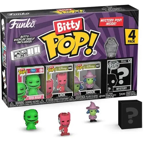 The Nightmare Before Christmas Oogie Boogie Bitty Pop mini figure mystery toy box