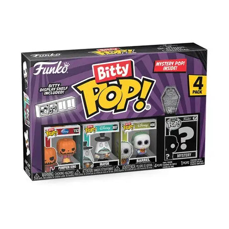 Nightmare Before Christmas Pumpkin Jack Bitty Pop! mini figure box