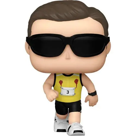 Andy Bernard Funko Pop Vinyl Figure - The Office Fun Run, man in sunglasses and yellow shirt