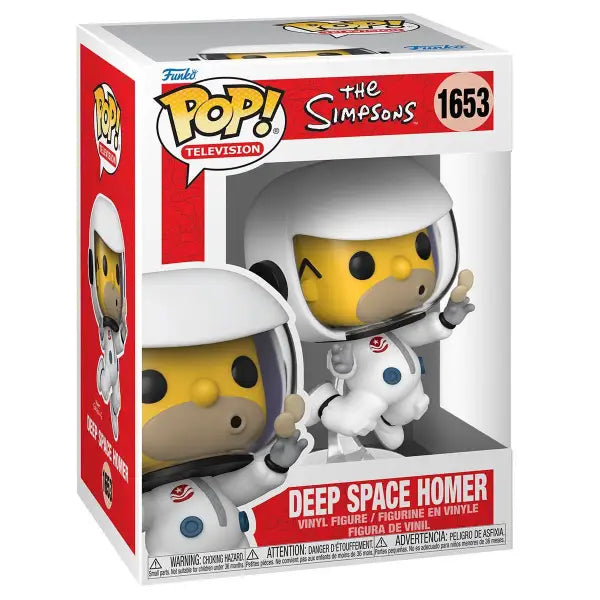 Funko Pop vinyl figure of Deep Space Homer in a white astronaut spacesuit