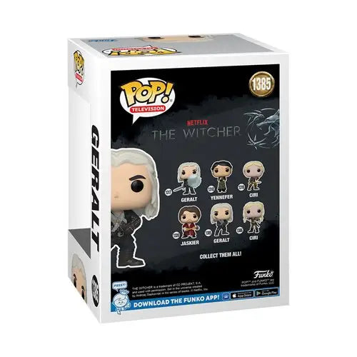 Geralt of Rivia Funko Pop vinyl figure from Witcher Season 3