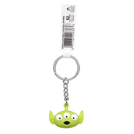 Green Toy Story Alien Key Chain with White Tag