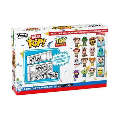 Funko Bitty Pop Toy Story Emperor Zurg 4-pack with variety of toys including toy figure.