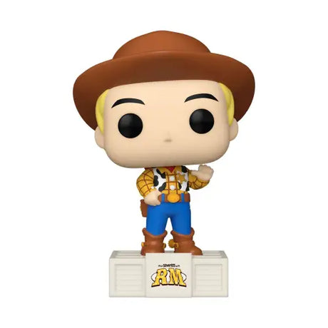 Toy Story x TinyTAN Funko Pop figure of cowboy character in yellow shirt and brown hat