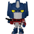 Funko Pop vinyl figure of Optimus Prime in classic red, white, and blue color scheme