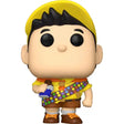 Up Russell Chocolate Bar Funko Pop figure in yellow hat and colorful merit badge sash