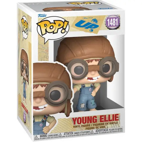 Young Ellie Funko Pop vinyl figure #1481 in goggles and overalls from Up