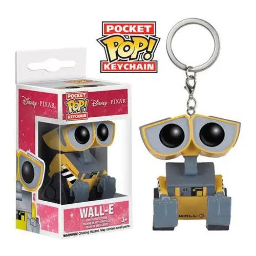 WALL-E key chain with glasses, pocket wall-e keychain