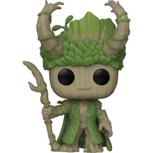 Funko Pop Groot figure from We Are Groot as Loki Funko Pop Vinyl Figure #1394