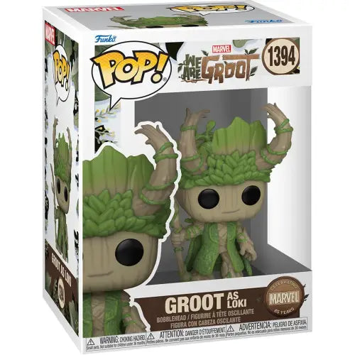 Groot as Loki Funko Pop Vinyl Figure #1394 showcasing the unique design and details