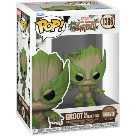 Groot as Wolverine Funko Pop Vinyl Figure #1396 showcasing a unique collectible design