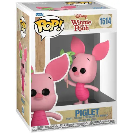 Cute Funko Pop of Pooh Piglet holding a leaf from Winnie the Pooh #1514