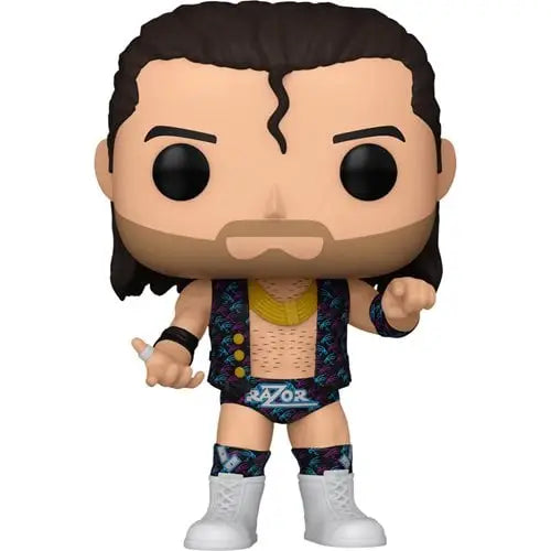 Razor Ramon Funko Pop vinyl figure from WWE 94 SummerSlam in colorful wrestling gear