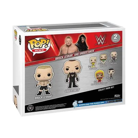 WWE Brock Lesnar and Undertaker Pop Vinyl Figure Set