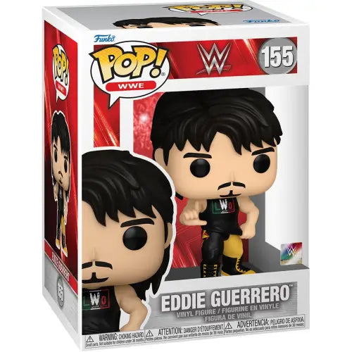 Funko Pop WWE Eddie Guerrero #155 vinyl figure in black wrestling attire