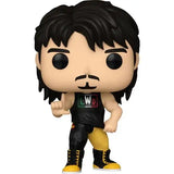 WWE Eddie Guerrero Funko Pop vinyl figure in black clothing and yellow boots wrestling pose