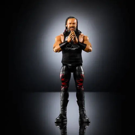 WWE Elite Collection Series 118 Jacob Fatu Wrestling Action Figure on display